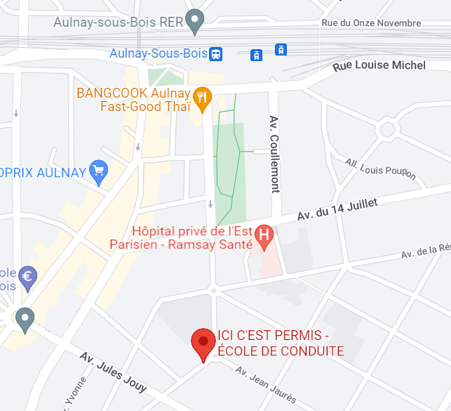 Ici c'est permis plan d'acces